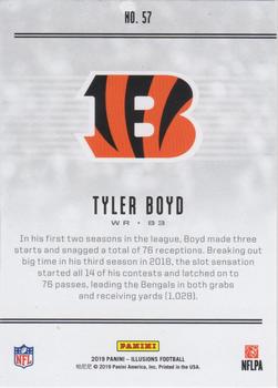 2019 Panini Illusions - Trophy Collection Pink #57 Tyler Boyd Back