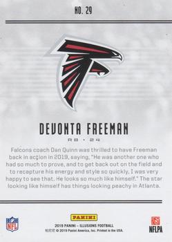 2019 Panini Illusions - Trophy Collection Red #29 Devonta Freeman Back