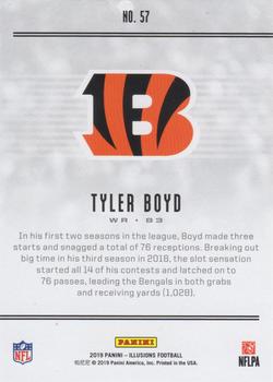 2019 Panini Illusions - Trophy Collection Red #57 Tyler Boyd Back
