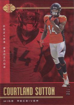 2019 Panini Illusions - Trophy Collection Red #82 Courtland Sutton Front