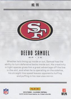 2019 Panini Illusions - Trophy Collection Red #99 Deebo Samuel Back