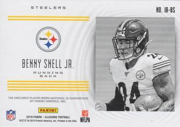 2019 Panini Illusions - Instant Impact #IA-BS Benny Snell Jr. Back