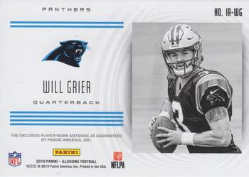 2019 Panini Illusions - Instant Impact #IA-WG Will Grier Back