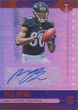 2019 Panini Illusions - Rookie Signs Orange #RS-MIB Miles Boykin Front