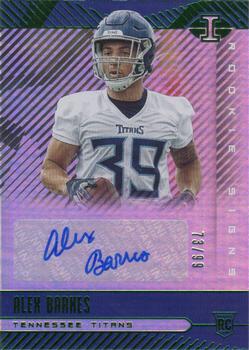 2019 Panini Illusions - Rookie Signs Green #RS-ALB Alex Barnes Front