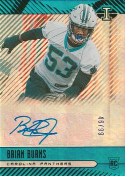2019 Panini Illusions - Rookie Signs Green #RS-BRB Brian Burns Front