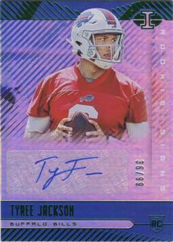 2019 Panini Illusions - Rookie Signs Green #RS-TRJ Tyree Jackson Front