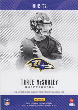 2019 Panini Illusions - Rookie Signs Green #RS-TRS Trace McSorley Back