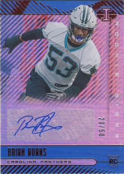 2019 Panini Illusions - Rookie Signs Red #RS-BRB Brian Burns Front