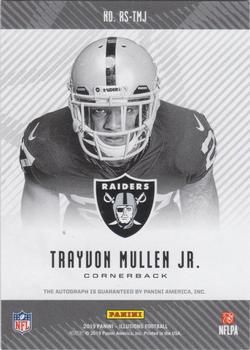 2019 Panini Illusions - Rookie Signs Red #RS-TMJ Trayvon Mullen Jr. Back