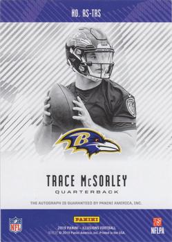 2019 Panini Illusions - Rookie Signs Red #RS-TRS Trace McSorley Back