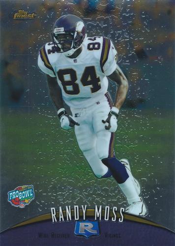 1998-99 Finest Pro Bowl Jumbos - 5x7 #4 Randy Moss Front