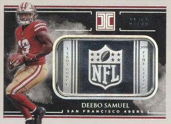 2019 Panini Impeccable - Silver NFL Shields #NFLS-DS Deebo Samuel Front