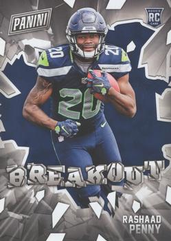 2018 Panini - Rookie Breakout #RB-10 Rashaad Penny Front