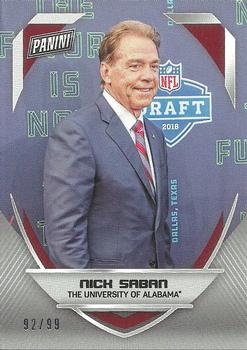 2018 Panini Day Kickoff - NFL Draft Red Carpet #NS Nick Saban Front