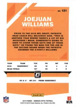 2019 Donruss Optic #121 Joejuan Williams Back