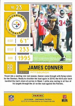 2019 Panini Contenders #23 James Conner Back