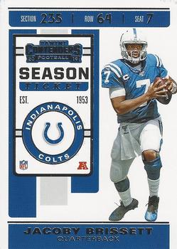 2019 Panini Contenders #30 Jacoby Brissett Front