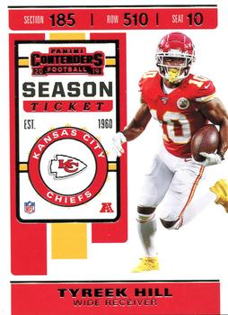 2019 Panini Contenders #40 Tyreek Hill Front