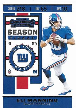 2019 Panini Contenders #51 Eli Manning Front
