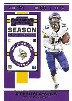 2019 Panini Contenders #64 Stefon Diggs Front