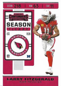 2019 Panini Contenders #94 Larry Fitzgerald Front