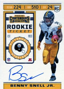 2019 Panini Contenders #133 Benny Snell Jr. Front