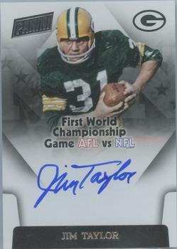 2018 Panini Immaculate Collection - Super Bowl Signatures #SBI-JT Jim Taylor Front