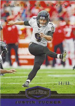2019 Panini Plates & Patches #12 Justin Tucker Front