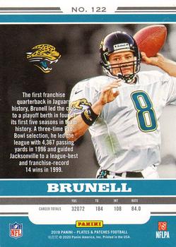 2019 Panini Plates & Patches #122 Mark Brunell Back