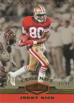 2019 Panini Plates & Patches #142 Jerry Rice Front