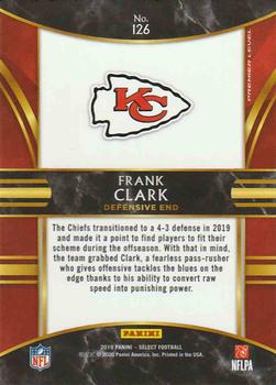 2019 Panini Select #126 Frank Clark Back