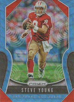 2019 Panini Prizm - Blue Wave #248 Steve Young Front