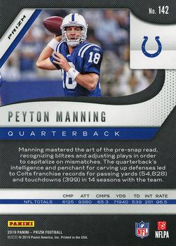 2019 Panini Prizm - Prizm #142 Peyton Manning Back