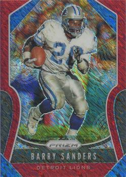 2019 Panini Prizm - Red Shimmer #275 Barry Sanders Front