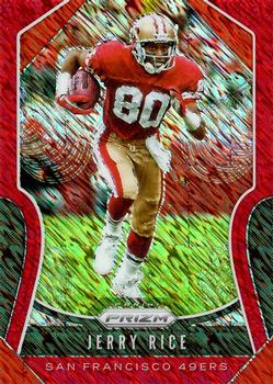 2019 Panini Prizm - Red Shimmer #287 Jerry Rice Front