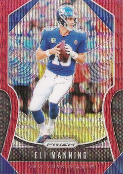 2019 Panini Prizm - Red Wave #45 Eli Manning Front