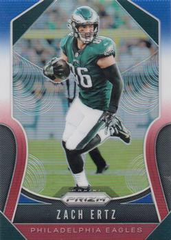 2019 Panini Prizm - Red White and Blue #54 Zach Ertz Front