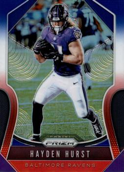 2019 Panini Prizm - Red White and Blue #69 Hayden Hurst Front