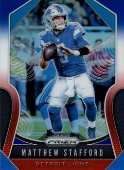 2019 Panini Prizm - Red White and Blue #111 Matthew Stafford Front