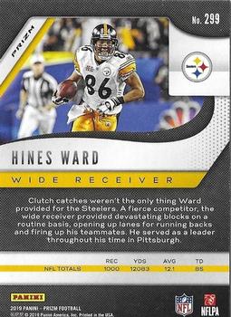 2019 Panini Prizm - Red White and Blue #299 Hines Ward Back