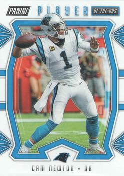 2019 Panini Player of the Day #5 Cam Newton Front