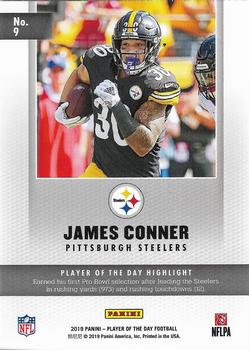 2019 Panini Player of the Day #9 James Conner Back
