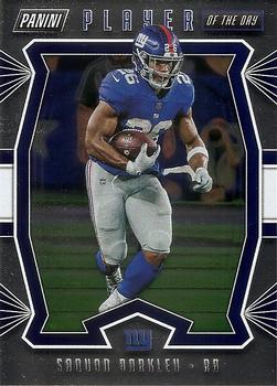 2019 Panini Player of the Day - Silver #1 Saquon Barkley Front