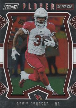 2019 Panini Player of the Day - Silver #38 David Johnson Front