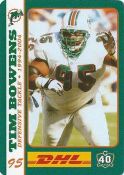 2005 DHL Miami Dolphins Greats #NNO Tim Bowens Front