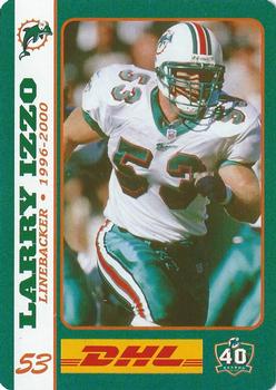2005 DHL Miami Dolphins Greats #NNO Larry Izzo Front