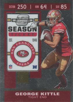2019 Panini Contenders Optic #80 George Kittle Front