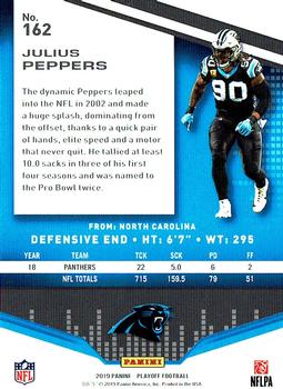2019 Panini Playoff #162 Julius Peppers Back