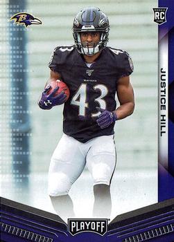 2019 Panini Playoff #230 Justice Hill Front